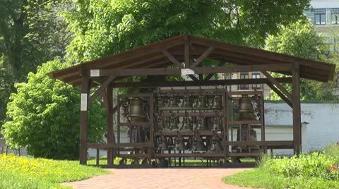 Amazing bells orchestra Stock Footage