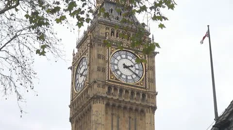 Amazing Big Ben Stock Footage 10721767