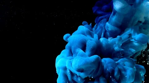 Amazing blue abstract space background Stock Footage 122367615