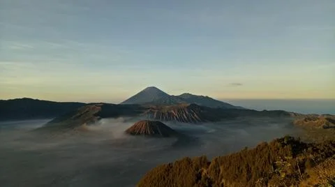 Amazing Bromo In The Morning Stock Photos