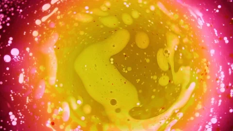 Amazing bubbly liquid art pattern Stock Footage 127723103