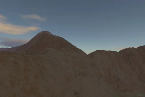 Amazing Camera Movements Through A Green Valley Stock Footage 65220