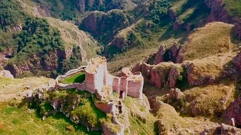 Amazing castle devil at turkey  Stock Footage 107432607