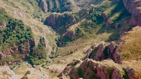 Amazing castle devil at turkey  Stock Footage 107432663