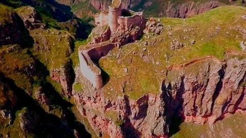 Amazing castle devil at turkey  Stock Footage 107432979