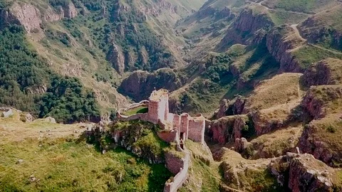 Amazing castle Devil from turkey Stock Footage 107633282