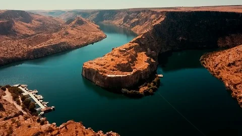 Amazing castle rum from turkey  Stock Footage 108951327
