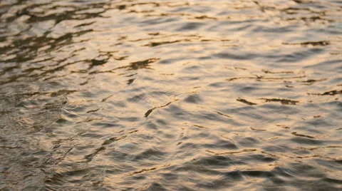 Amazing close up nature texture of running ripple on the water. Cinematic moving Stock Footage 68818524
