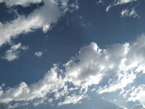 Amazing cloud shape Stock Photos