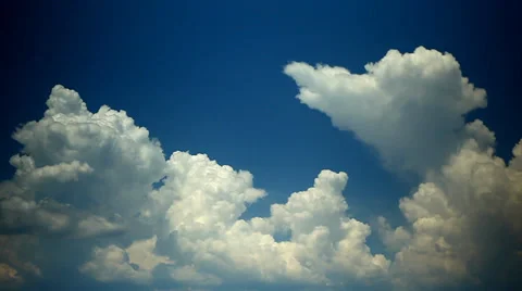 Amazing Clouds Time Lapse - Impressive Growing Cumulus Stock Footage 39940652