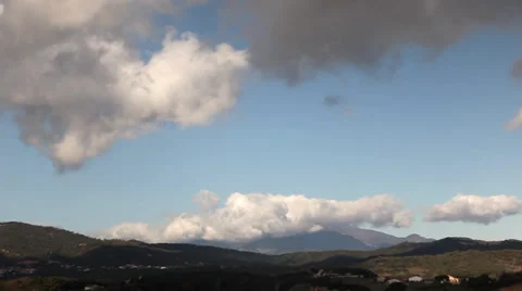 Amazing Clouds Timelapse time lapse with nature background HD weather landscape Stock Footage 37799776