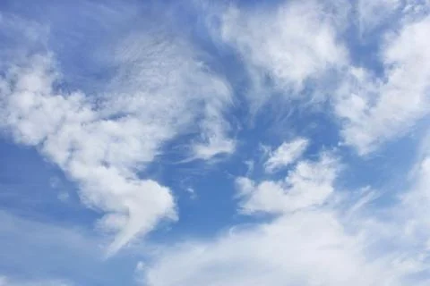 Amazing clouds of various forms Stock Photos