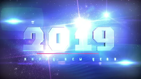 Amazing Countdown 2019 Animation Video stock 95286432