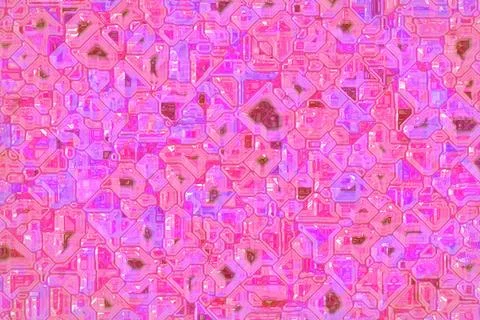 Amazing creative digital multi colored bright acid template computer art Stock Illustration