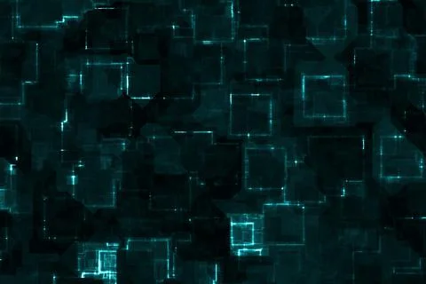 Amazing creative light blue techno optic wire lights cg texture background Stock Illustration