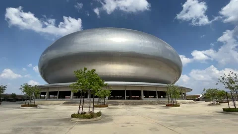 Amazing Dome at Wat Phraphuttha Saengtham in Saraburi, Thailand Stock Footage 169966142