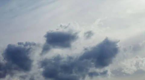 Amazing dramatic view of the curling clouds on the sunlit heaven. Stock Footage 39652384