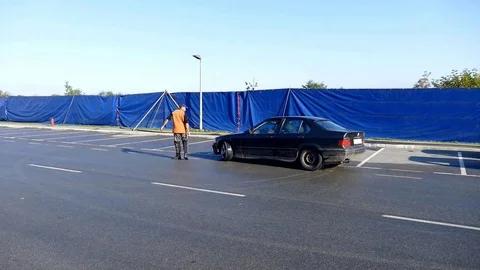 Amazing Drift Show Video stock 81905637