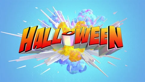 Amazing explosion animation with text Видео 112741735