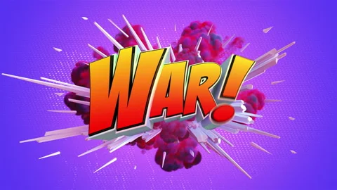 Amazing explosion animation with text Stock Footage 112742973