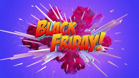 Amazing explosion animation with text Stock-Footage 112744239