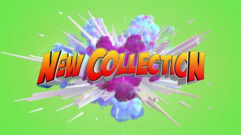 Amazing explosion animation with text Stock-Footage 112746442