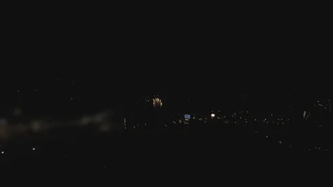 Amazing firework on night background, 스톡 동영상 106514455