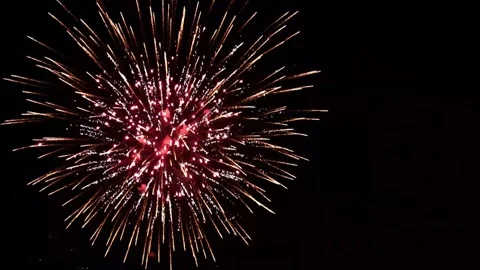 Amazing Fireworks animation 4k Loop Video stock 302920109