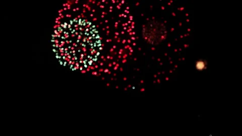 Amazing Fireworks animation 4k Loop 動画素材 302920129