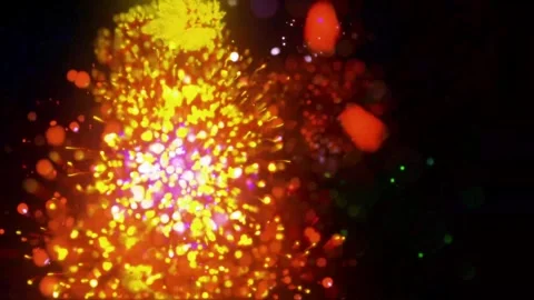 Amazing Fireworks animation 4k Loop Stock Footage 302920191