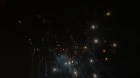 Amazing fireworks footage loopable. it includes transparency matte Stock Footage 324868782