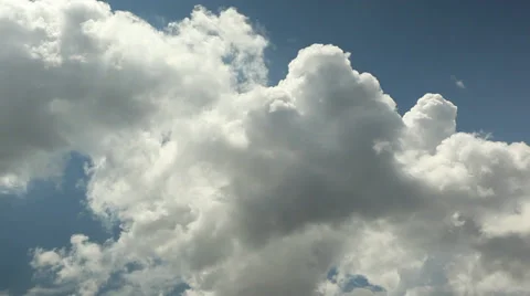 Amazing Growing Clouds Time Lapse Stock Footage 38918513