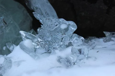 Amazing ice effect Stockfoto's