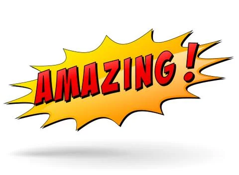 Amazing icon Stock Illustration