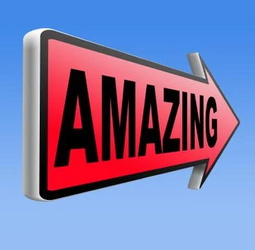 Amazing Illustrazione stock