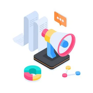 An amazing isometric illustration showing a java programming computer concept. Stock Illustration