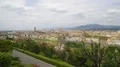 Amazing landscape of Florence city, Arno river and Apennine mountains, tourism 4k or 4k+ Resolution