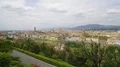 Amazing landscape of Florence city, Arno river and Apennine mountains, tourism HD Footage