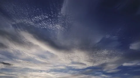 Amazing light of nature cloudscape sky and Clouds sunset clouds Footage time Stock Footage 236415710