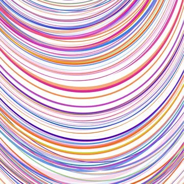 Amazing linear thread, abstract white vector background template backdrop space Stock Illustration