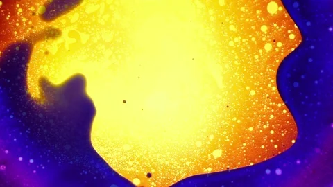 Amazing liquid artmotion spinning pattern Stock Footage 125956727