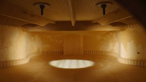 Amazing macro shot inside of a acoustic guitar Vidéo 112222871