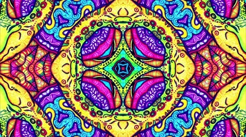 Amazing, Mesmerizing, powerful Psychedelic 库存影片 67613704