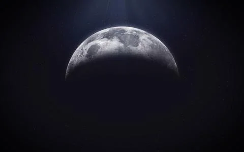 Amazing Moon in space. Fotos Stock
