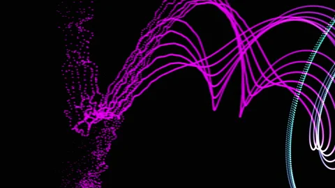 Amazing motion graphics  in  UHD 4K video modern background footage Stock-Footage 143232945