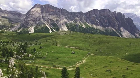 Amazing mountain landscape of itailan alps. Stock Footage 224544909
