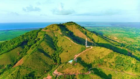 Amazing mountain landscape under cloudy sky. Natural outdoor travel background. Stock Footage 284964544