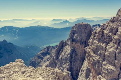 Amazing mountain view. Stock Photos
