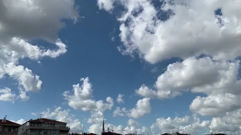 Amazing movement of clouds time lapse Stock Footage 171771119