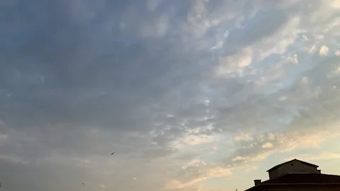 Amazing movement of clouds time lapse in istanbul Stock Footage 171771173
